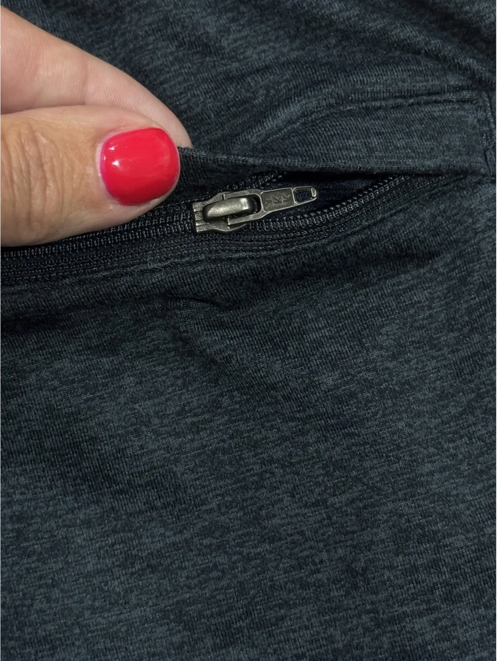Lululemon Men's Dark Gray Jogger Sweatpants with Zippered Pockets